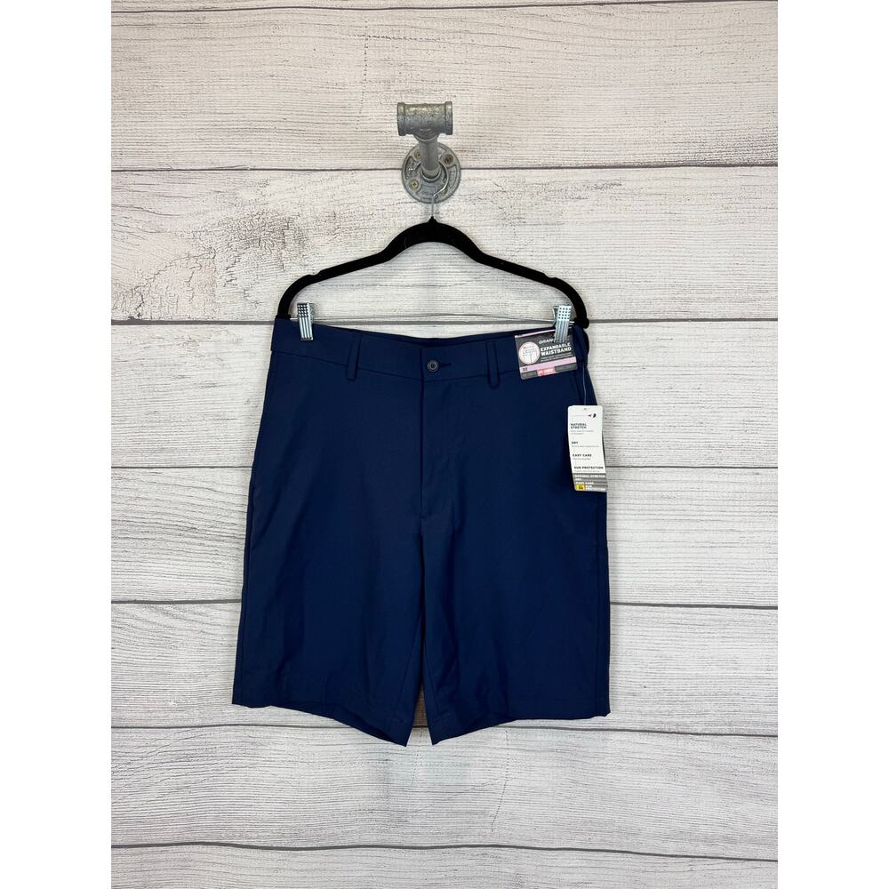 Grand Slam Performance Men's Navy Blue Golf Shorts Size 32